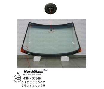 Челно стъкло NordGlass за AUDI A4 Avant (8D5, B5) от 1994 до 2002