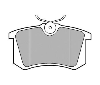 Комплект спирачни накладки DELPHI за SEAT TOLEDO IV (KG3) от 2012