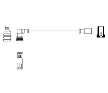 Запалителен кабел BOSCH за AUDI A6 (4B2, C5) от 1997 до 2005