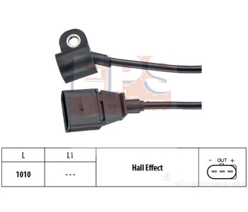 Датчик, положение на разпределителния вал EPS за AUDI A4 Avant (8ED, B7) от 2004 до 2008
