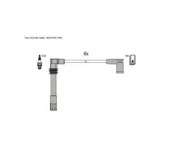 Комплект запалителни кабели STARLINE за AUDI A6 Avant (4B5, C5) от 1997 до 2005