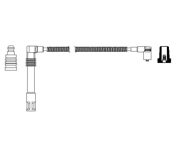 Запалителен кабел BOSCH за AUDI A6 Avant (4B5, C5) от 1997 до 2005