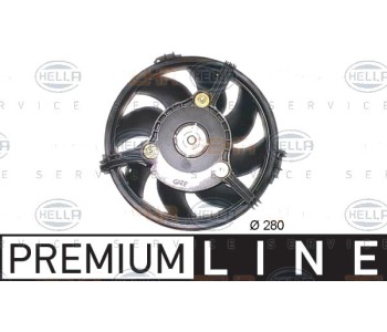 Вентилатор, охлаждане на двигателя HELLA 8EW 351 043-781 за AUDI A6 (4B2, C5) от 1997 до 2005