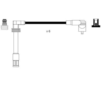 Комплект запалителни кабели NGK за AUDI A6 Avant (4B5, C5) от 1997 до 2005