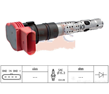 Запалителна бобина EPS за AUDI A6 (4F2, C6) от 2004 до 2011