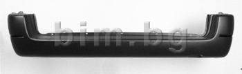 Броня задна черна за CITROEN BERLINGO (MF) пътнически от 1996 до 2011