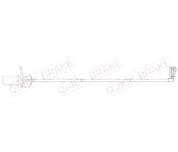 Индикатор, износване на накладките QUICK BRAKE за AUDI A4 Avant (8K5, B8) от 2007 до 2012