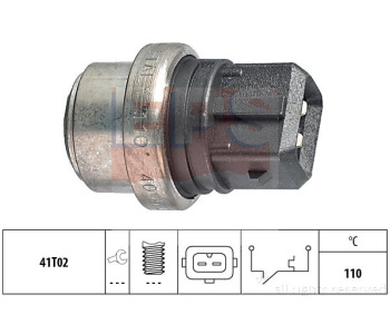 Термошалтер, предупредителна лампа за охладителната течност EPS 1.840.095 за AUDI A6 Avant (4B5, C5) от 1997 до 2005