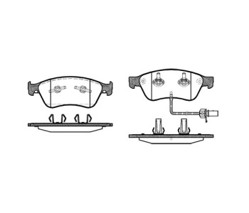 Комплект спирачни накладки ROADHOUSE за AUDI A8 (4E) от 2002 до 2010