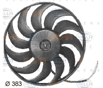 Вентилатор, охлаждане на двигателя HELLA 8EW 351 034-781 за AUDI A6 Avant (4F5, C6) от 2005 до 2011