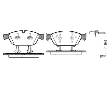 Комплект спирачни накладки ROADHOUSE за AUDI A6 Allroad (4GH, 4GJ) от 2012 до 2018