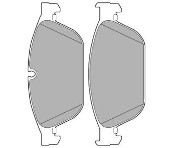 Комплект спирачни накладки DELPHI за AUDI A7 Sportback (4GA, 4GF) от 2010 до 2018