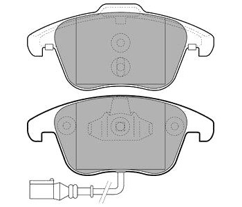 Комплект спирачни накладки DELPHI за AUDI Q3 (8U) от 2011 до 2018