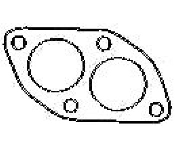 Уплътнителен пръстен, изпуск. тръба BOSAL за AUDI 100 Avant (44, 44Q, C3) от 1982 до 1990