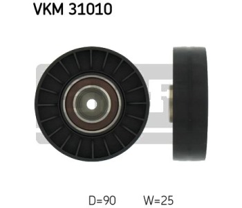 Паразитна/ водеща ролка, пистов ремък SKF VKM 31010 за AUDI 80 (8C, B4) от 1991 до 1995