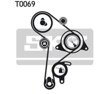 Комплект ангренажен ремък SKF за AUDI 80 (89, 89Q, 8A, B3) от 1986 до 1991