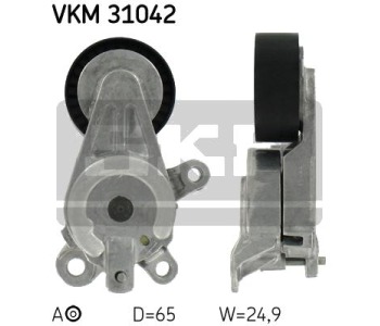 Обтящна ролка, пистов ремък SKF VKM 31042 за VOLKSWAGEN TOURAN (1T1, 1T2) от 2003 до 2010