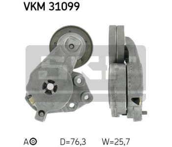Обтящна ролка, пистов ремък SKF VKM 31099 за VOLKSWAGEN TOURAN (1T1, 1T2) от 2003 до 2010