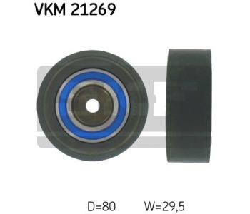Паразитна/ водеща ролка, зъбен ремък SKF VKM 21269 за AUDI A3 Sportback (8PA) от 2004 до 2015