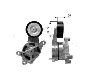 Обтящна ролка, пистов ремък GATES T39084 за SEAT LEON (1P1) от 2005 до 2012