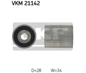 Паразитна/ водеща ролка, зъбен ремък SKF VKM 21142 за AUDI A5 кабриолет (8F7) от 2009 до 2017