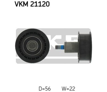 Паразитна/ водеща ролка, зъбен ремък SKF VKM 21120 за VOLKSWAGEN POLO (6R, 6C) хечбек от 2009 до 2017
