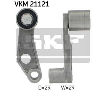 Паразитна/ водеща ролка, зъбен ремък SKF VKM 21121 за SEAT INCA (6K9) от 1995 до 2003