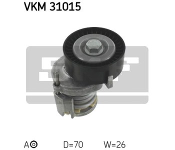 Обтящна ролка, пистов ремък SKF VKM 31015 за VOLKSWAGEN CADDY III (2KB, 2KJ, 2CB, 2CJ) пътнически от 2004 до 2015