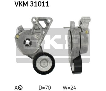 Обтящна ролка, пистов ремък SKF VKM 31011 за SEAT LEON (1P1) от 2005 до 2012