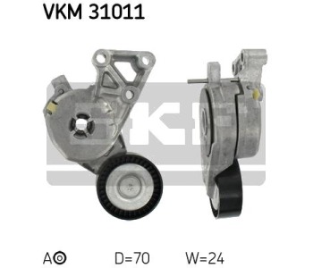 Обтящна ролка, пистов ремък SKF VKM 31011 за VOLKSWAGEN GOLF IV (1J1) от 1997 до 2005