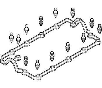 К-кт гарнитури капака на клапаните ELRING за AUDI A3 (8L1) от 1996 до 2003