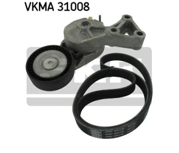 Комплект пистов ремък SKF VKMA 31008 за VOLKSWAGEN BEETLE (1Y7) кабриолет от 2002 до 2010