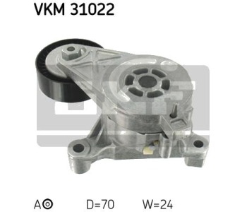 Обтящна ролка, пистов ремък SKF VKM 31022 за SKODA OCTAVIA II (1Z5) комби от 2004 до 2013