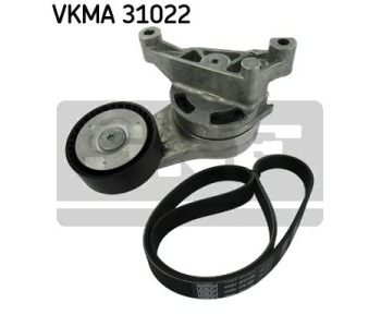 Комплект пистов ремък SKF VKMA 31022 за AUDI A3 Sportback (8PA) от 2004 до 2015