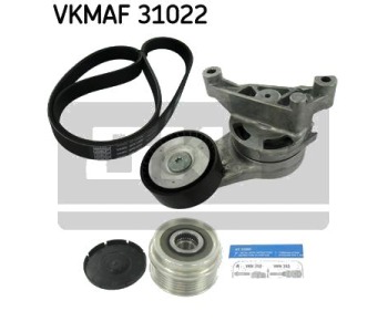 Комплект пистов ремък SKF VKMAF 31022 за VOLKSWAGEN GOLF V Plus (5M1, 521) от 2005 до 2013