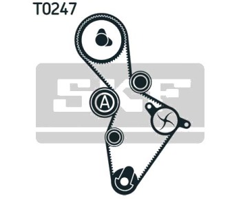 Водна помпа+ к-кт ангренажен ремък SKF VKMC 01222 за SEAT LEON (1P1) от 2005 до 2012