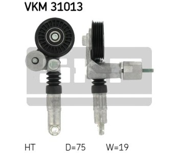 Обтящна ролка, пистов ремък SKF VKM 31013 за AUDI A6 Avant (4B5, C5) от 1997 до 2005