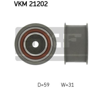 Паразитна/ водеща ролка, зъбен ремък SKF VKM 21202 за AUDI A4 (8D2, B5) от 1994 до 2001