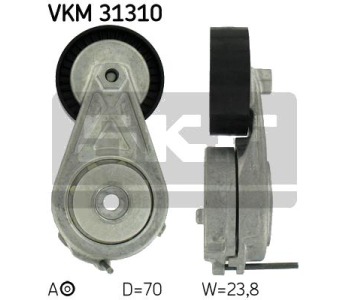 Обтящна ролка, пистов ремък SKF VKM 31310 за AUDI A5 Sportback (8TA) от 2009 до 2012