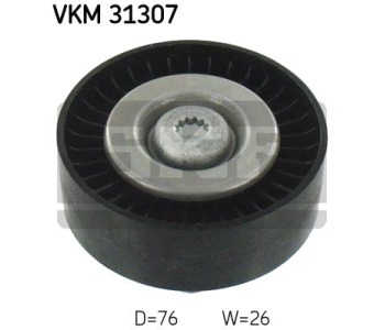 Паразитна/ водеща ролка, пистов ремък SKF VKM 31307 за AUDI A6 Avant (4F5, C6) от 2005 до 2011