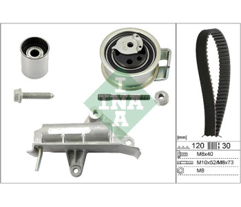Комплект ангренажен ремък INA 530 0177 10 за VOLKSWAGEN BORA (1J2) от 1998 до 2005