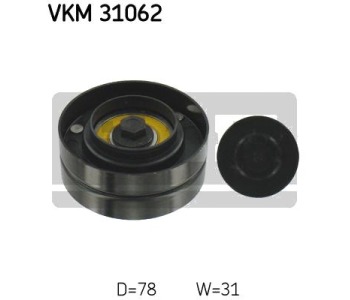 Паразитна/ водеща ролка, пистов ремък SKF VKM 31062 за AUDI A8 (4E) от 2002 до 2010