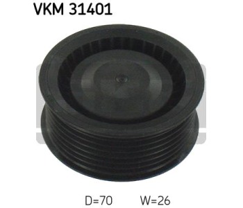 Паразитна/ водеща ролка, пистов ремък SKF VKM 31401 за AUDI A8 (4E) от 2002 до 2010