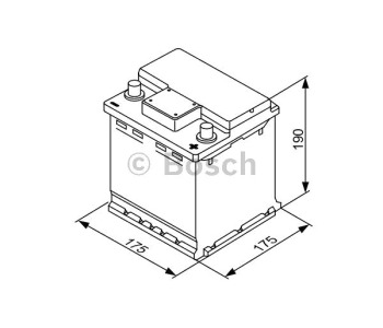 Стартов акумулатор BOSCH 0 092 S40 001 за FIAT PANDA (141) от 1980 до 2004