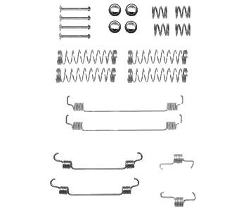 Комплект принадлежности, спирани челюсти DELPHI за PEUGEOT 208 от 2012