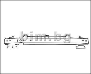 Основа броня предна за CITROEN C3 I (FC) от 2002 до 2009