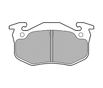 Комплект спирачни накладки DELPHI за RENAULT THALIA/SYMBOL I (LB0/1/2_) от 1998 до 2008