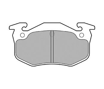 Комплект спирачни накладки DELPHI за RENAULT 5 SUPER (B/C40_) от 1984 до 1996