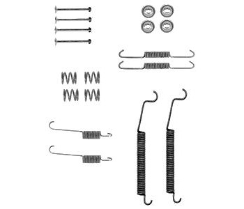Комплект принадлежности, спирани челюсти DELPHI за CITROEN XSARA (N2) комби от 1997 до 2010
