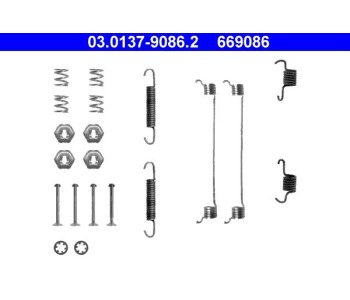 Комплект принадлежности, спирани челюсти ATE за PEUGEOT 306 (7A, 7C, N3, N5) хечбек от 1993 до 2003